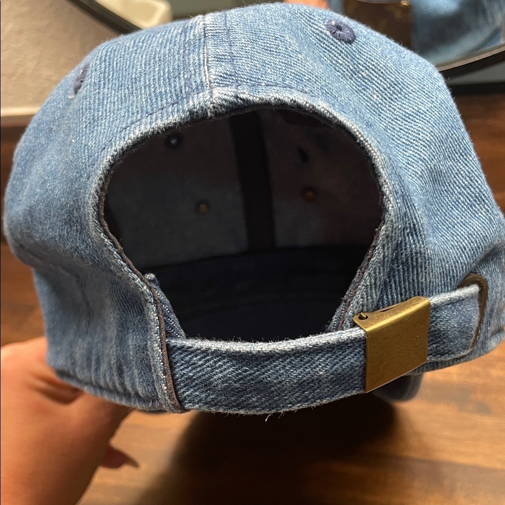 KBETHOS Vintage Blue Distressed Denim Hat - Picture 6 of 11